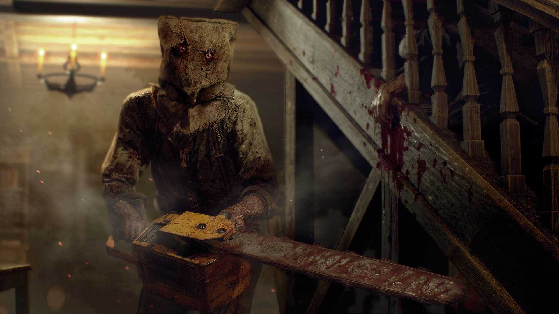 resident evil dr salvador with chainsaw