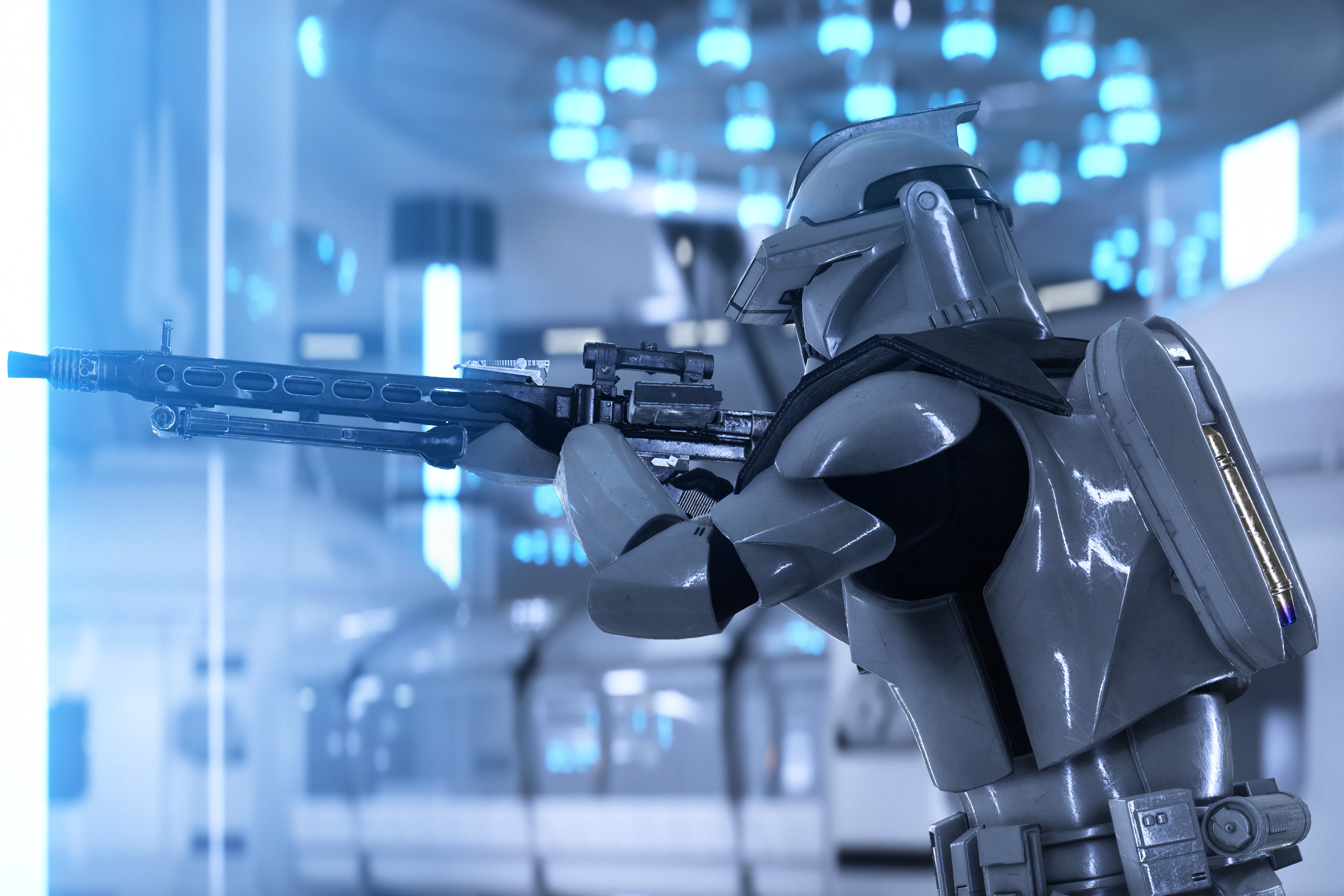 Star Wars Battlefront II lighting and reflections