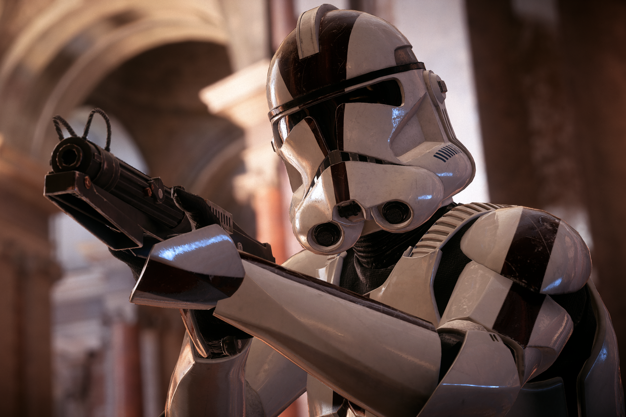 A screenshot from EA's Star Wars Battlefront 2