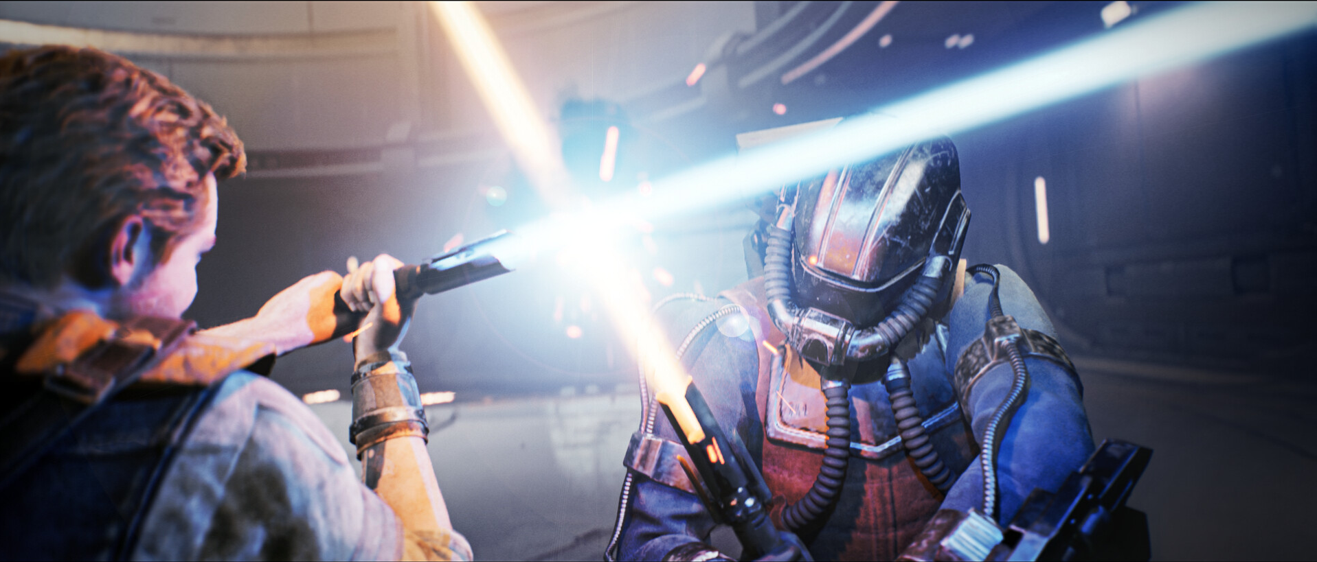 star wars jedi survivor lightsaber battle clash
