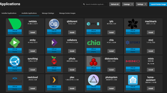 truenas launch docker image
