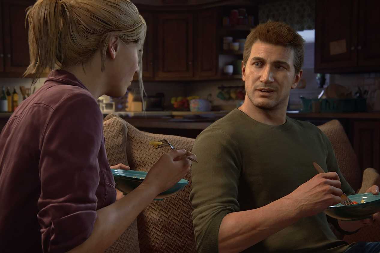 Screenshot of Uncharted 4 character models
