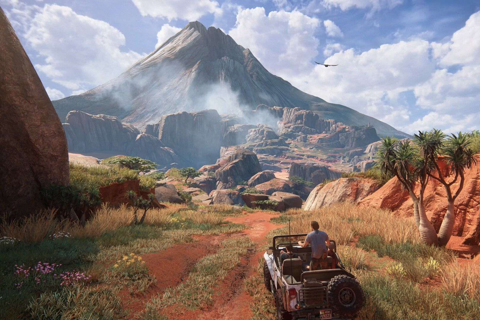 Screenshot of Uncharted 4 open world