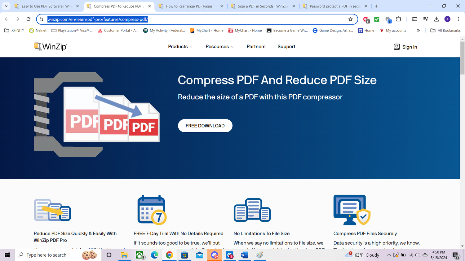 winzip compress