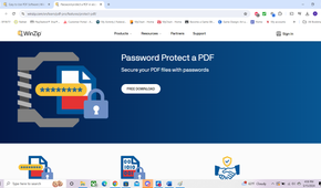 winzip password protection
