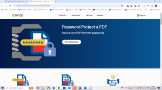 winzip password protection