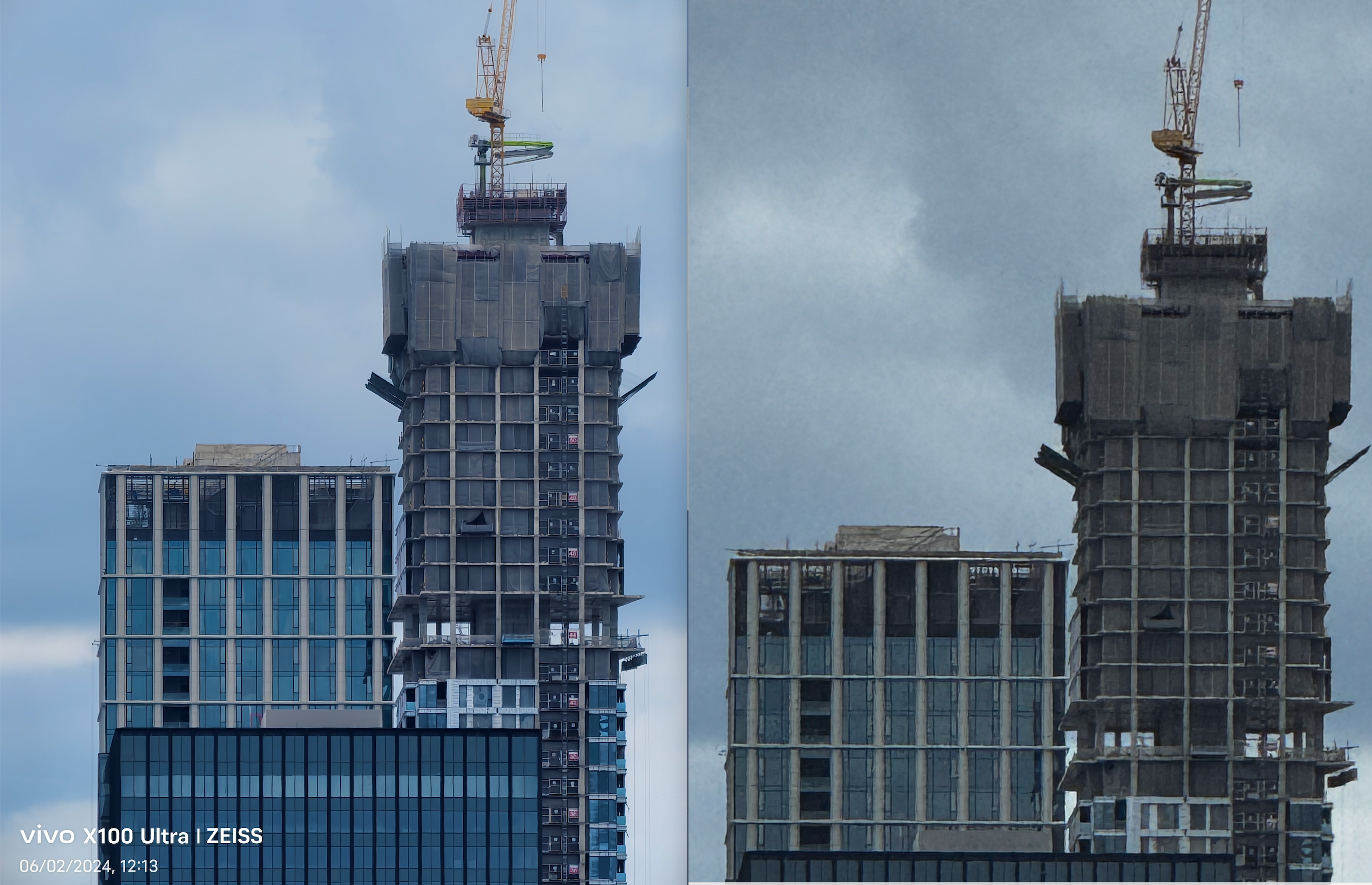 30X zoom shots, Vivo X100 Ultra (left); iPhone 15 Pro Max (right)