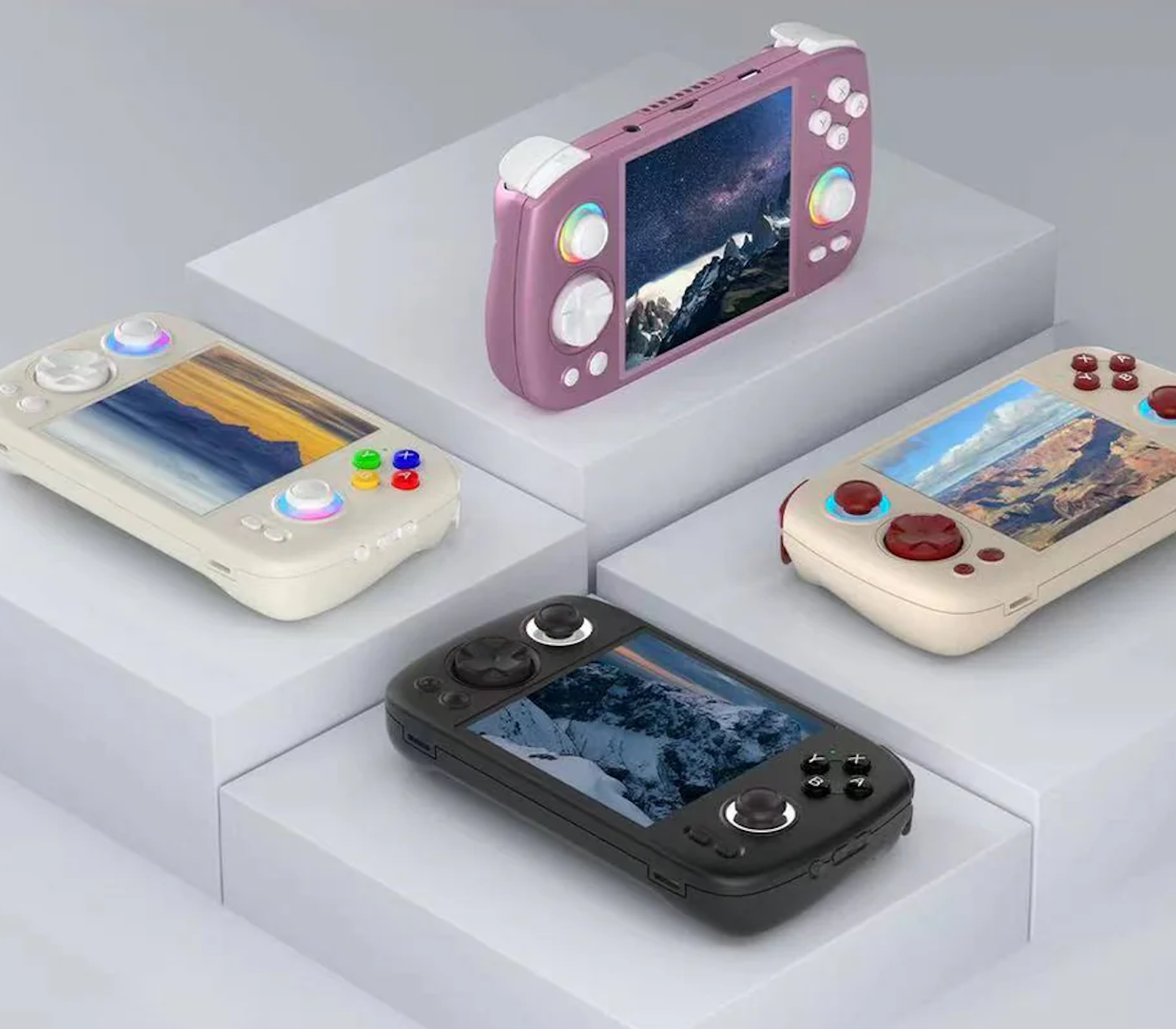 美品 Anbernic RG Cube 128GB ホワイトベージュ おまけ付き Amazon.com: GiipGoop RG Cube Retro Game Console Handheld Game