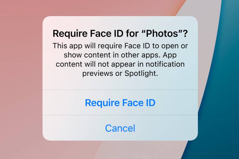 Locking apps in iOS 18.