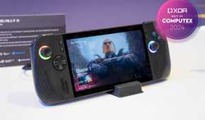 Asus ROG Ally X displaying Tekken 8
