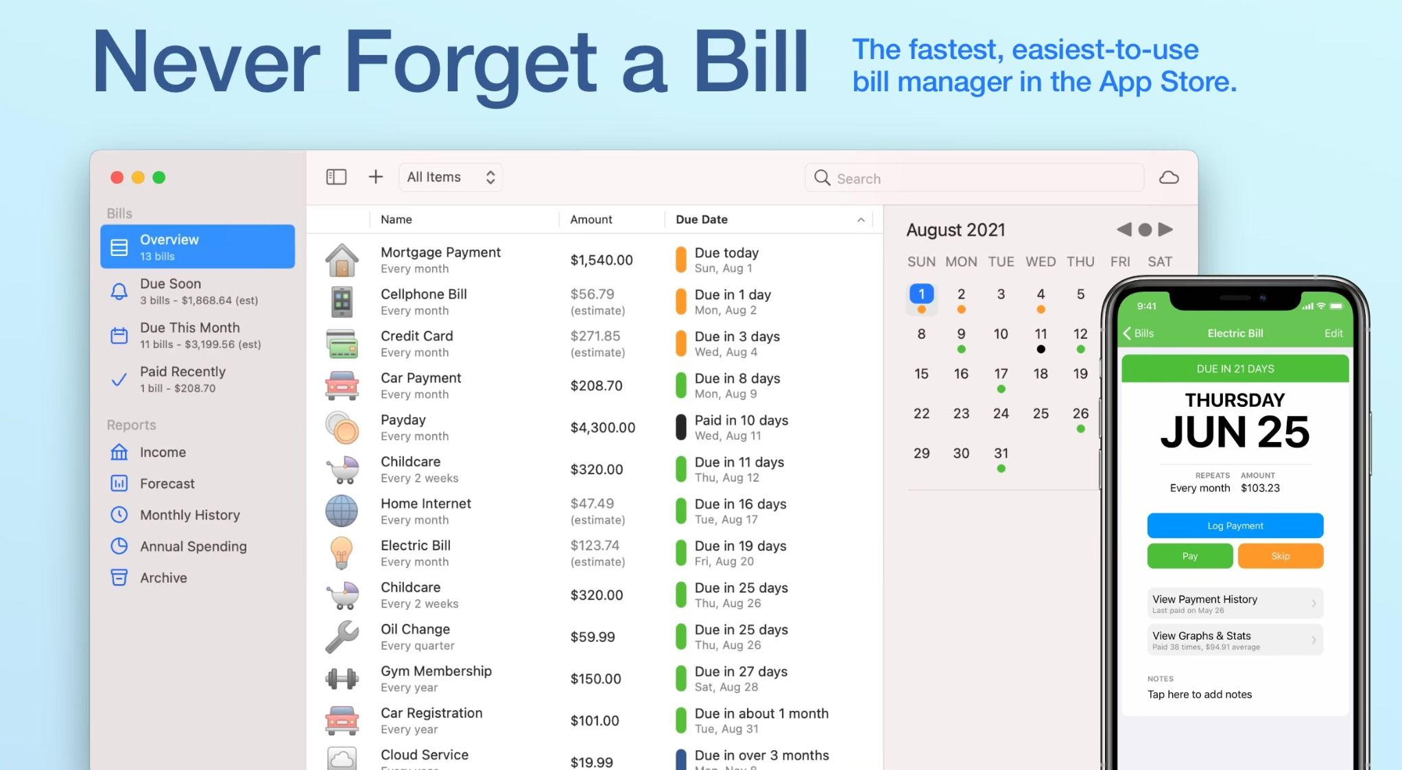A screenshot showing Chronicle home