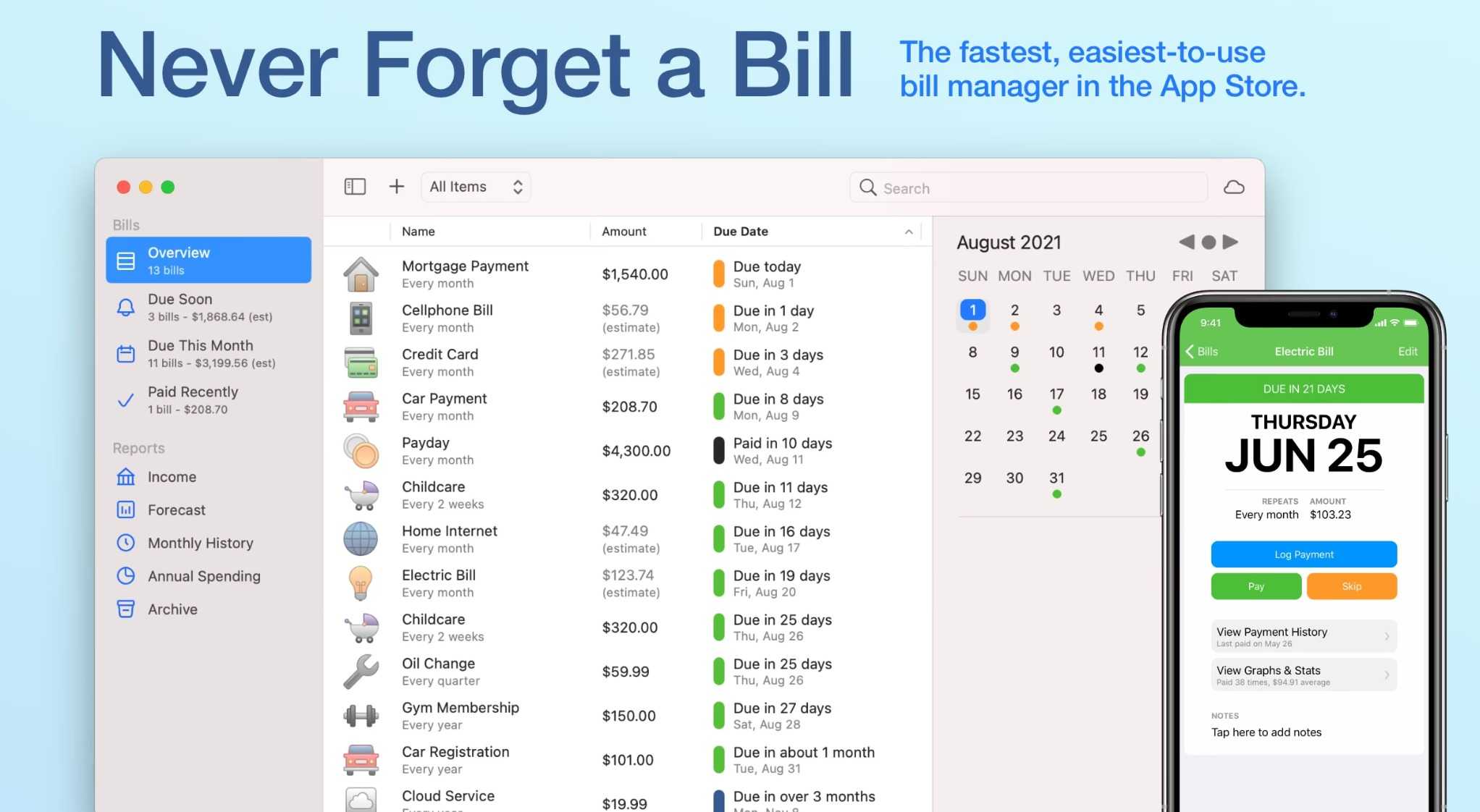 A screenshot showing Chronicle home