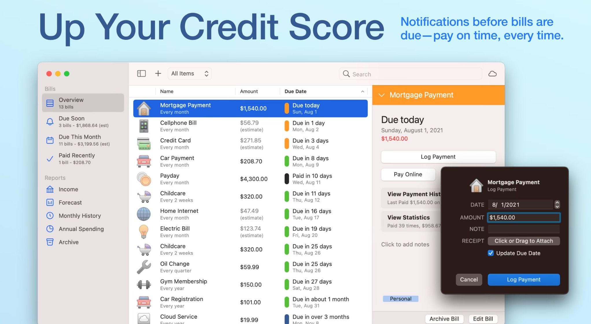 A screenshot showing Chronicle overview