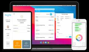 A screenshot showing Clockify Cross-platform apps