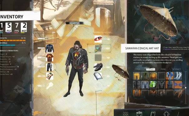 Promotional screenshots from Disco Elysium.