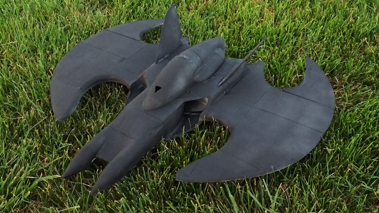Keep the skies over your backyard safe with this cool DIY Batwing RC plane
