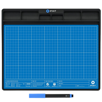 A transparent render of iFixit's FixMat