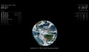 Magic Mirror globe module