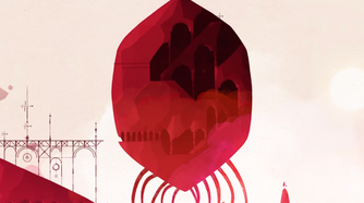 A promotional screenshot for Gris.