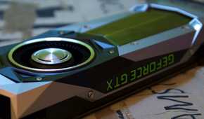 Close-up of GTX 1070 founder's edition