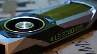 Close-up of GTX 1070 founder's edition