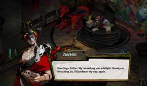 A screenshot of the Hades gameplay experience.
