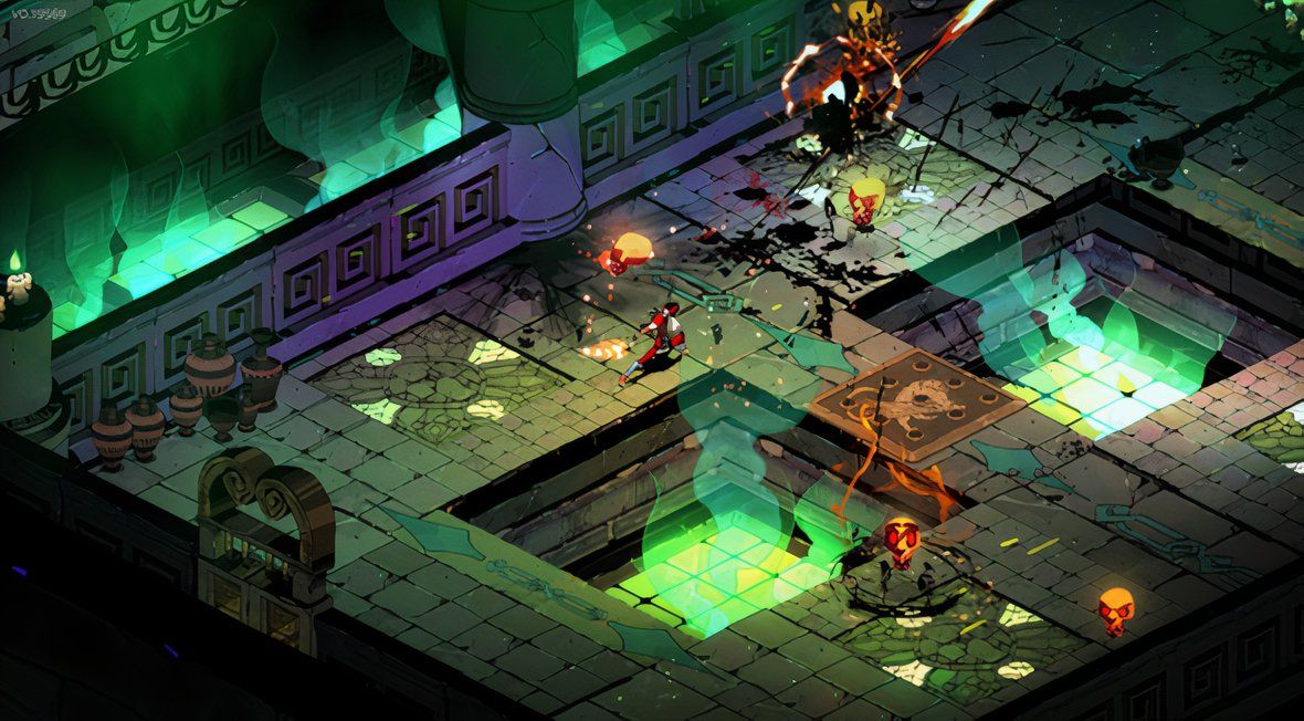 A screenshot of the Hades gameplay experience.
