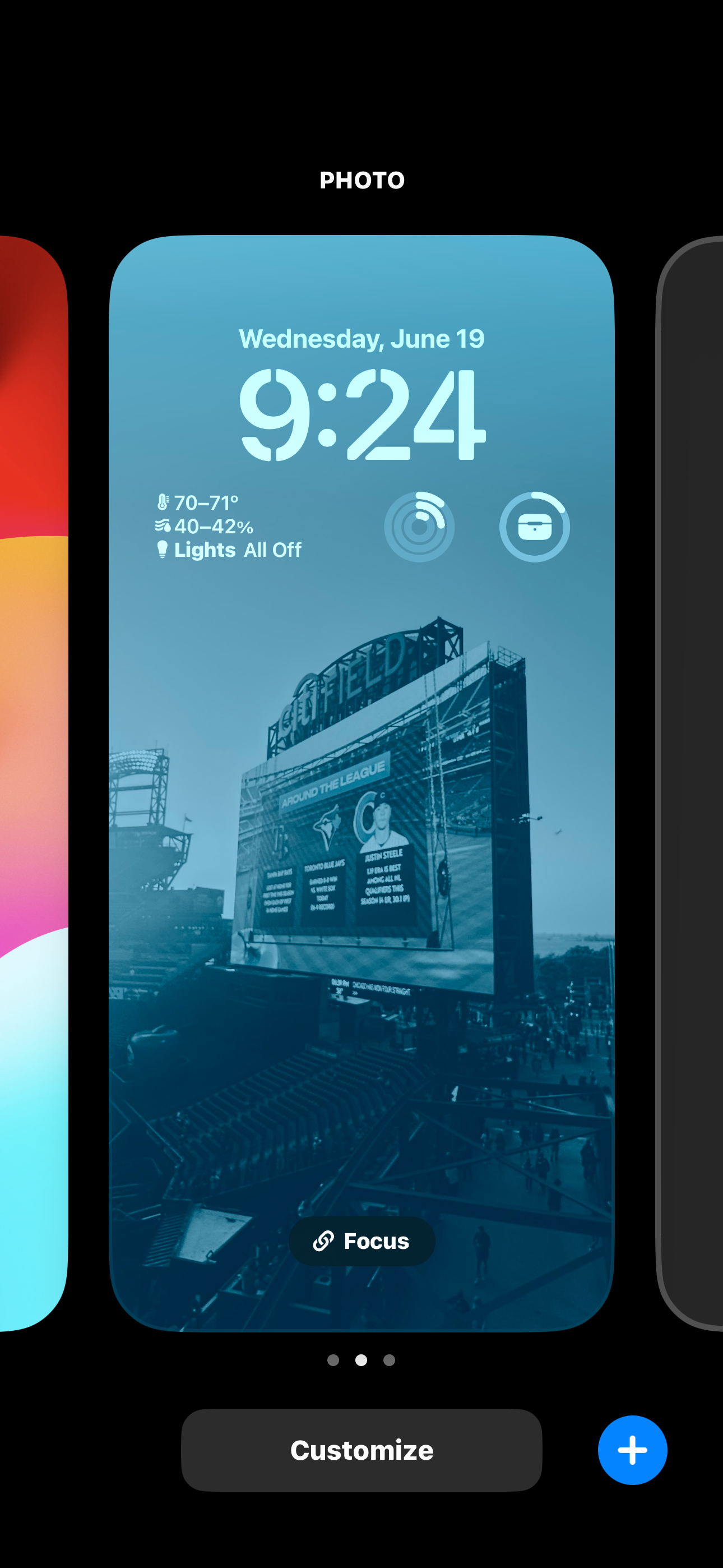 iOS 18 lock screen