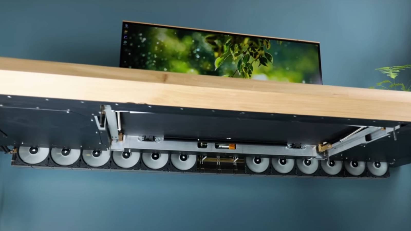 An image showing the Invisible PC showcased in DIY project YouTube channel.