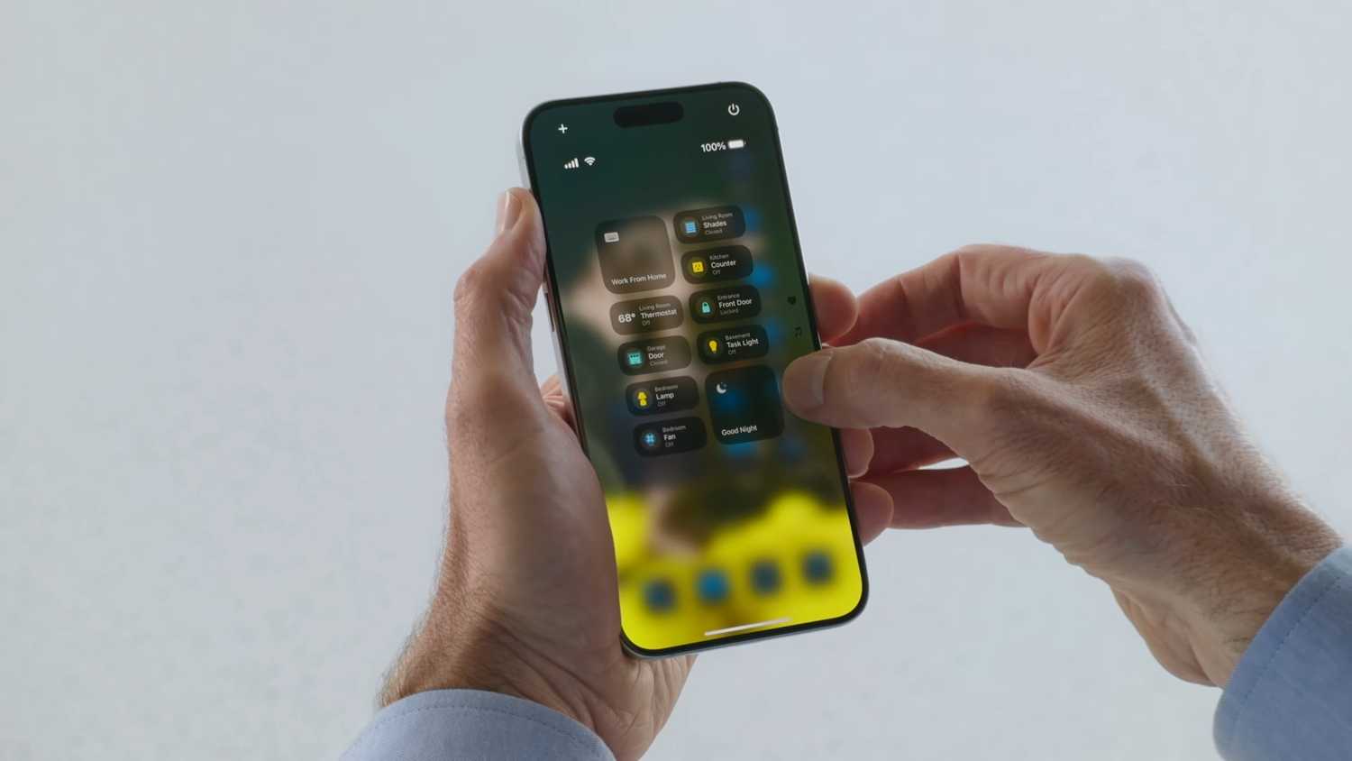 iOS 18 control center central controls home