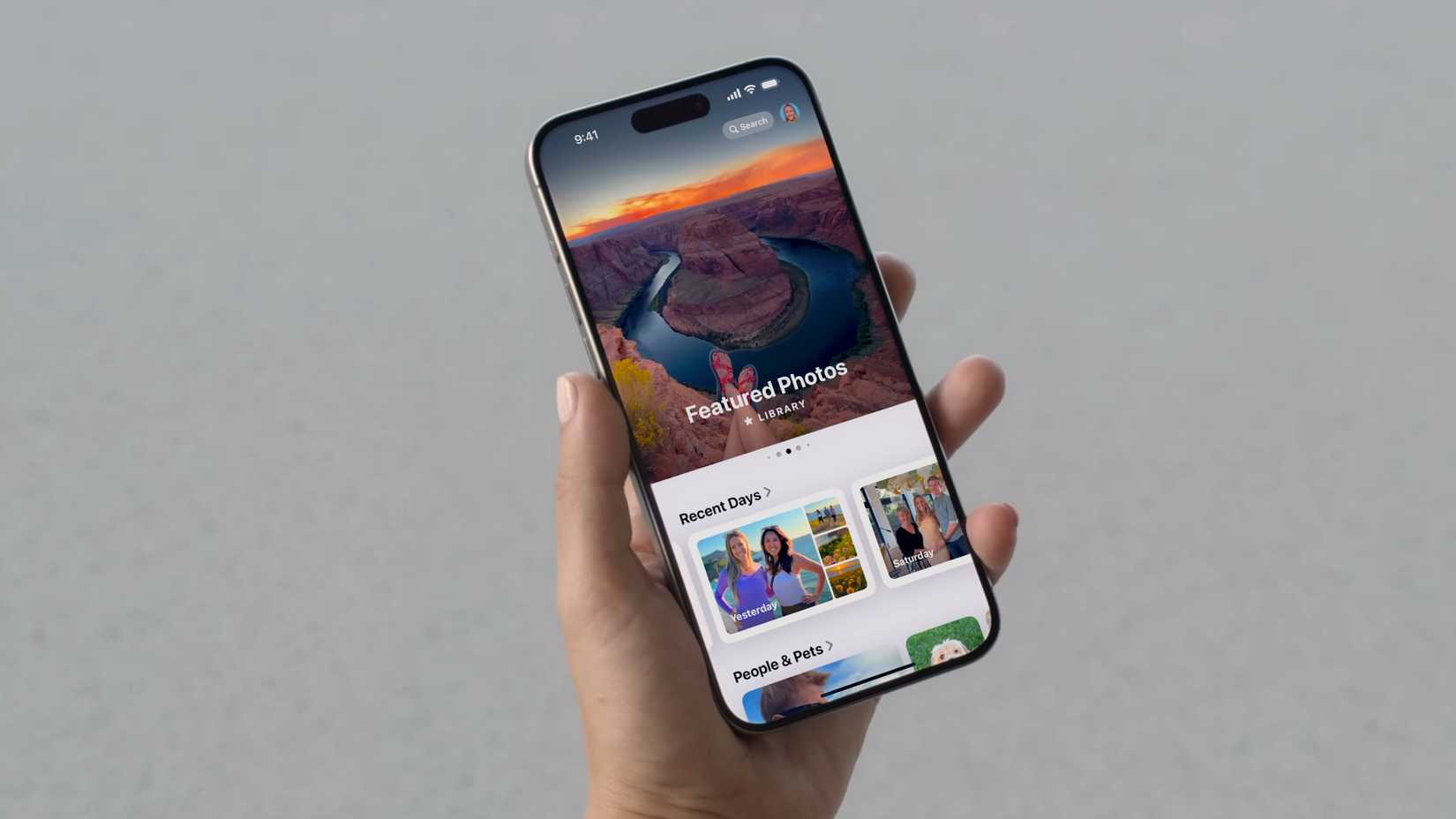 New iOS 18 Photos app