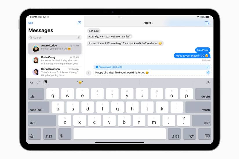 The new message scheduling feature in iPadOS 18
