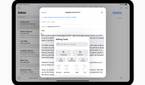 An e-mail on iPad with writing tools in iPadOS 18