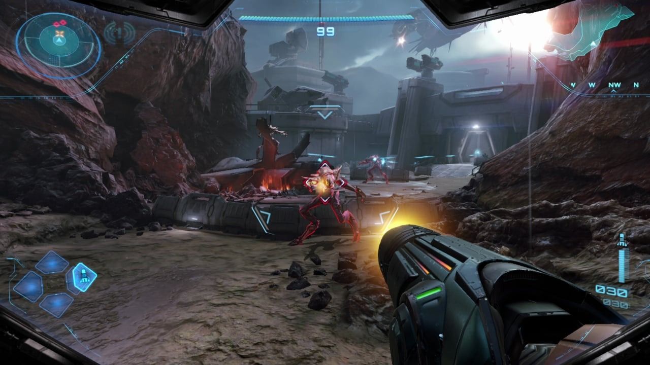 A screenshot of gameplay from Metroid Prime 4: Beyond