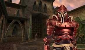 The Elder Scrolls III: Morrowind knight in red armor