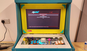 The Raspberry Pi arcade cabinet