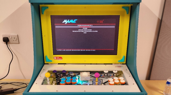 The Raspberry Pi arcade cabinet