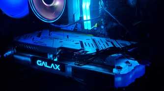 RTX 3060 Ti installed inside a PC