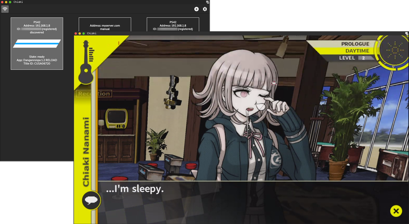 The Chiaki app for PlayStation Remote Play.