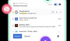 A screenshot showing Timely Integration