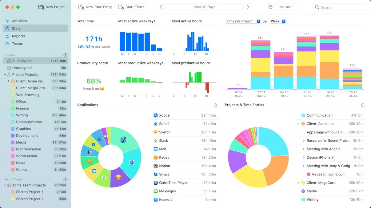A screenshot showing Timing Reports
