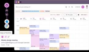 A screenshot showing toggle track calendar