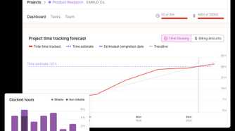 A screenshot showing toggle track projects