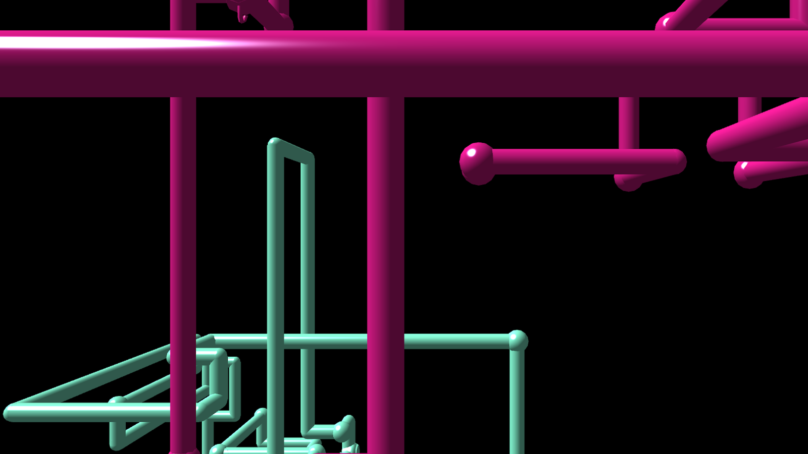The Windows pipes screensaver