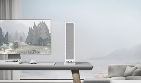 Fractal Design Ridge White PC case on table