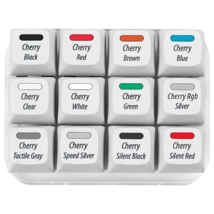 render of 12-key cherry mx mechanical switch tester