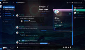 Clear Vision theme used in Discord
