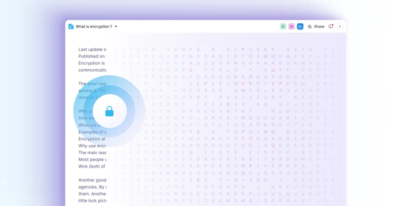 Proton Docs encryption