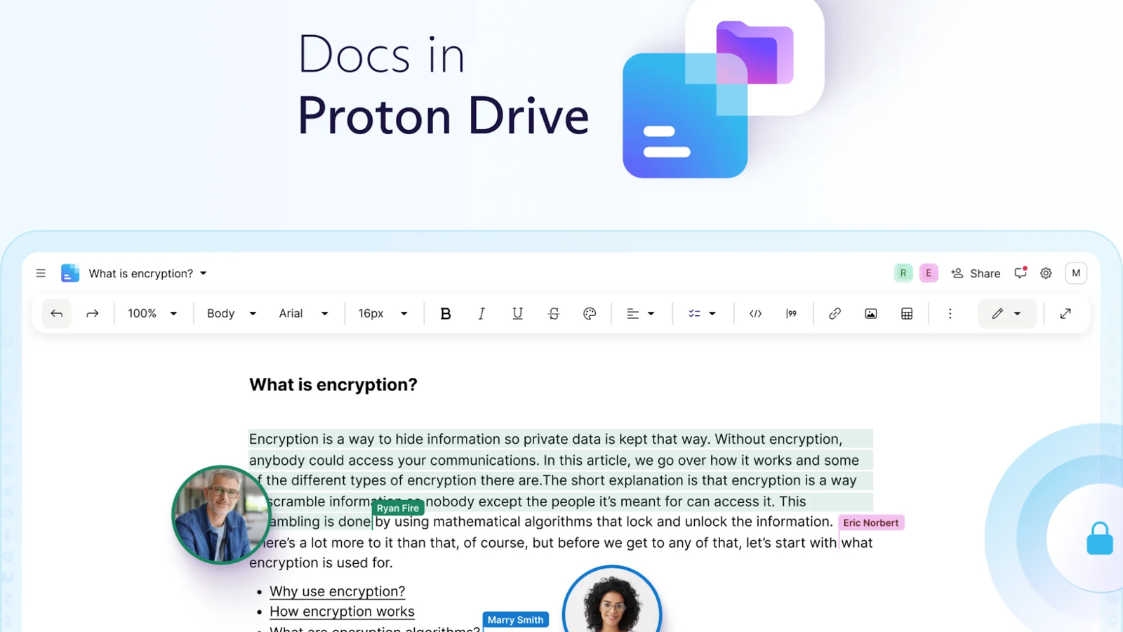 Proton Docs Icon Proton is making a competitor to Microsoft Word and Google Docs but ...