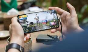 playing pubg mobile phone